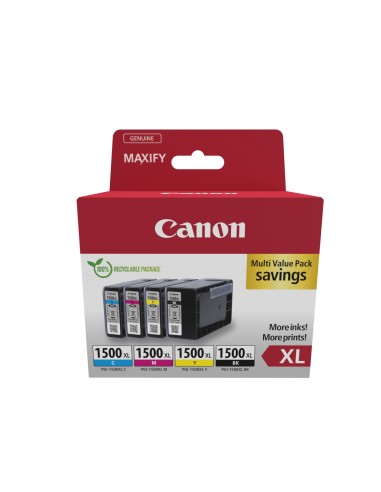 Canon 9182B010 cartucho de tinta 4 pieza(s) Original Alto rendimiento (XL) Negro, Cian, Magenta, Amarillo
