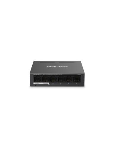 Mercusys MS106LP switch Gestionado Fast Ethernet (10/100) EnergÍ­a sobre Ethernet (PoE) Negro