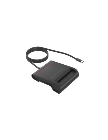 Conceptronic SCR01BC lector de tarjeta inteligente Interior USB USB Tipo C Negro
