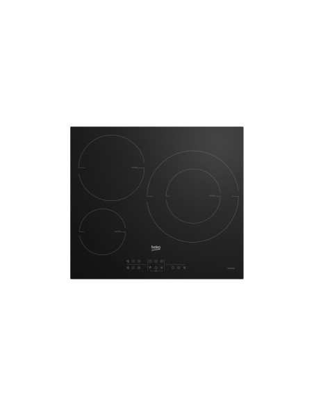 Beko HII63205MT hobs Negro Integrado 58 cm Con placa de inducción 3 zona(s)