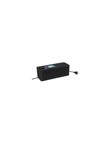 Cables Organizadores Caja ``MaxiÂ´Â´ 40,0 x 15,6 x 13,5 cm Negra