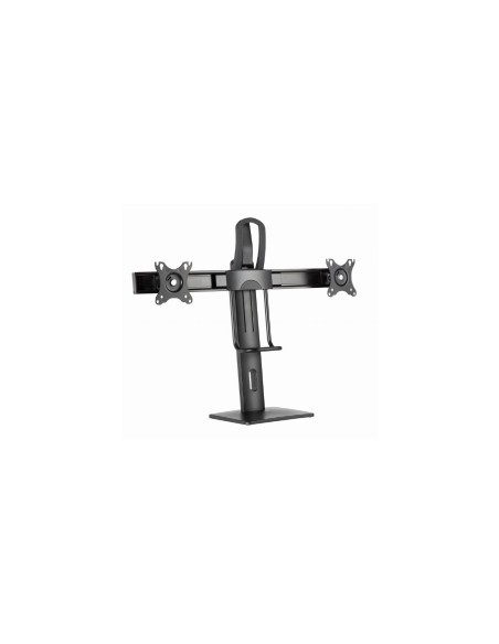 Gembird MS-D2-01 soporte para monitor 68,6 cm (27") Negro Escritorio