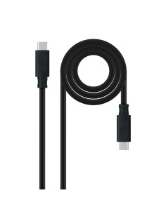 Nanocable Cable USB 3.2 Gen2x2 20Gbps 5A/100W 4K/60Hz USB-C/M-USB-C/M, Negro, 3 m
