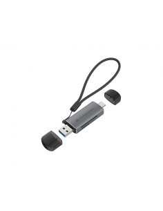Conceptronic BIAN05G lector de tarjeta USB 3.2 Gen 1 (3.1 Gen 1) Type-A/Type-C Gris