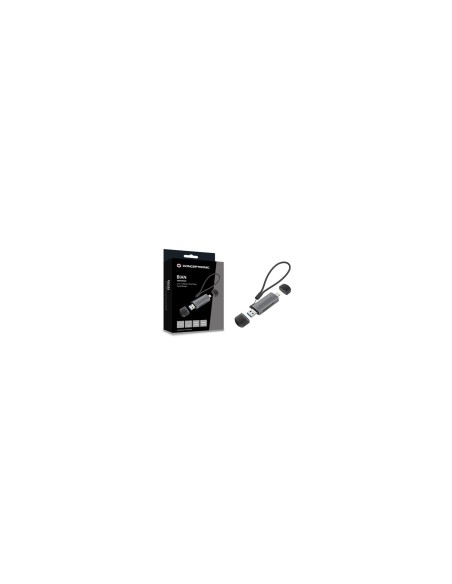 Conceptronic BIAN05G lector de tarjeta USB 3.2 Gen 1 (3.1 Gen 1) Type-A/Type-C Gris