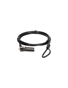 Conceptronic CUSTODIO01BS cable antirrobo Negro 1,8 m