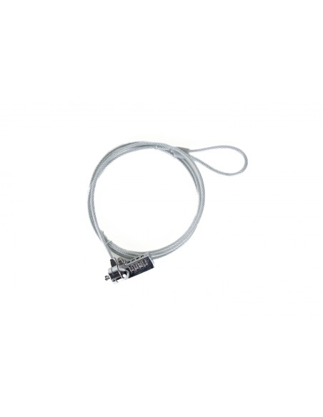 iggual Secure 4D cable antirrobo Plata 1,5 m