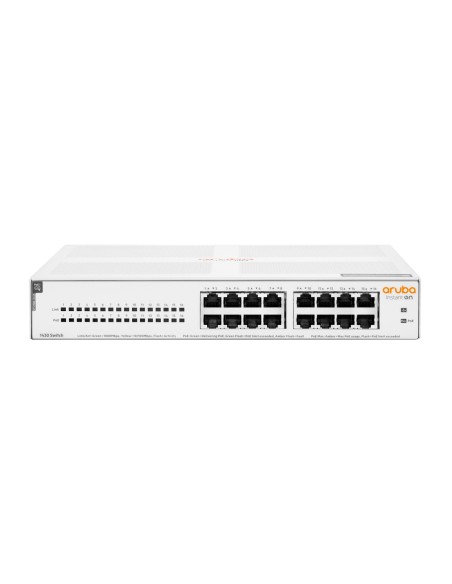 Aruba Instant On 1430 16G Class4 PoE 124W No administrado L2 Gigabit Ethernet (10/100/1000) EnergÍ­a sobre Ethernet (PoE) 1U Bla