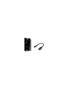 Conceptronic ABBY19B cambiador de género para cable USB-C USB-A Negro 2