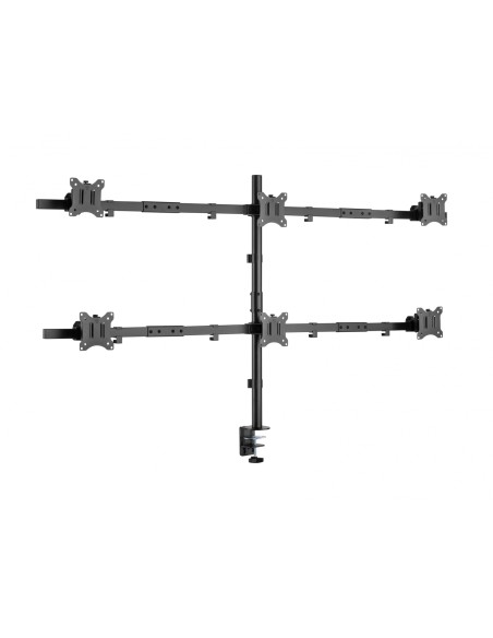 Equip 650160 soporte para monitor 81,3 cm (32") Negro Escritorio