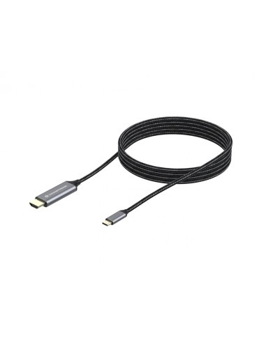 Conceptronic ABBY10G adaptador de cable de vÍ­deo 2 m USB Tipo C HDMI Gris