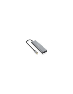 AISENS Hub USB 3.2 Gen1 5G USB-C, USB-C/M-2xUSB-C/H-2xUSB-A/H, Gris, 15 cm 2