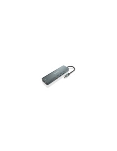 AISENS USB-C Dock 5 en 1, USB-C a 1xHDMI, 1xRJ45, 2xUSB, 1xPD, Gris, 15 cm 2