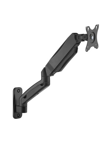 AISENS Soporte De Pared Pro Contrapeso Giratorio E Inclinable Para Monitor/tv 9kg (3 Pivotes, 1 Brazo) De 17-32, Negro