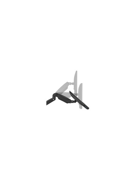AISENS Soporte De Pared Pro Contrapeso Giratorio E Inclinable Para Monitor/tv 9kg (3 Pivotes, 1 Brazo) De 17-32, Negro