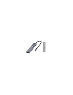 Conceptronic DONN23G base para portátil y replicador de puertos Alámbrico USB 3.2 Gen 1 (3.1 Gen 1) Type-C Gris 2