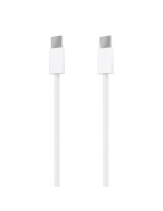 AISENS Cable USB 2.0 3A 60W Apple, tipo USB-C/M-USB-C/M, Blanco, 2.0m