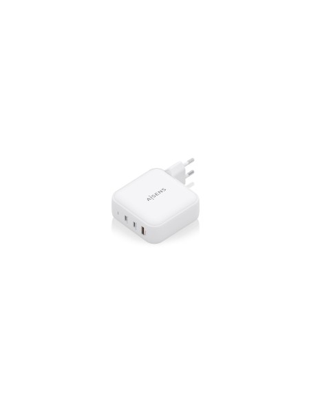 AISENS Cargador GaN 140W, 2xUSB-C PD3.1 QC4.0, 1xUSB-A QC3.0, Blanco