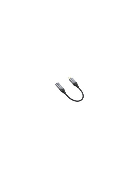 Equip 133446 adaptador de cable de vídeo 0,15 m DisplayPort HDMI Negro, Gris