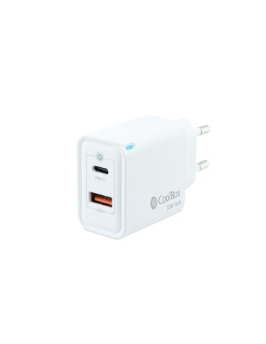 CoolBox Cargador USB 30W con tecnología GaN