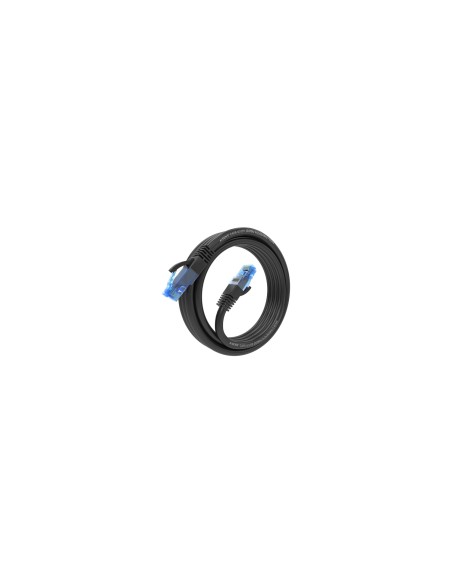 AISENS Cable De Red Latiguillo RJ45 Cat.6 UTP AWG26 CCA, Negro, 3.0 m