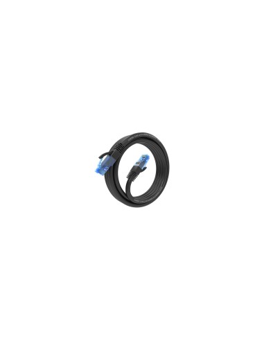 AISENS Cable De Red Latiguillo RJ45 Cat.6 UTP AWG26 CCA, Negro, 2.0 m