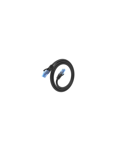 AISENS Cable De Red Latiguillo RJ45 Cat.6 UTP AWG26 CCA, Negro, 0.75 m