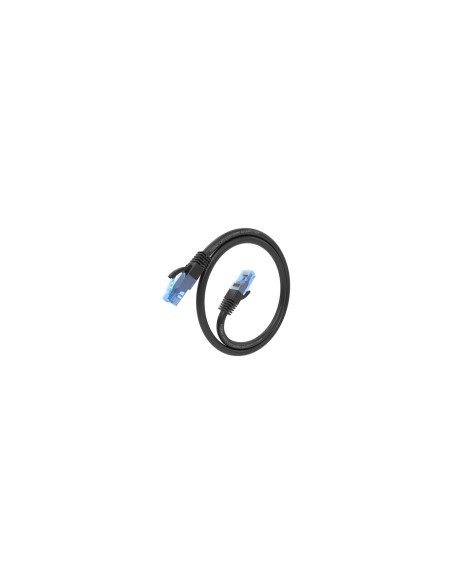 AISENS Cable De Red Latiguillo RJ45 Cat.6 UTP AWG26 CCA, Negro, 30 cm