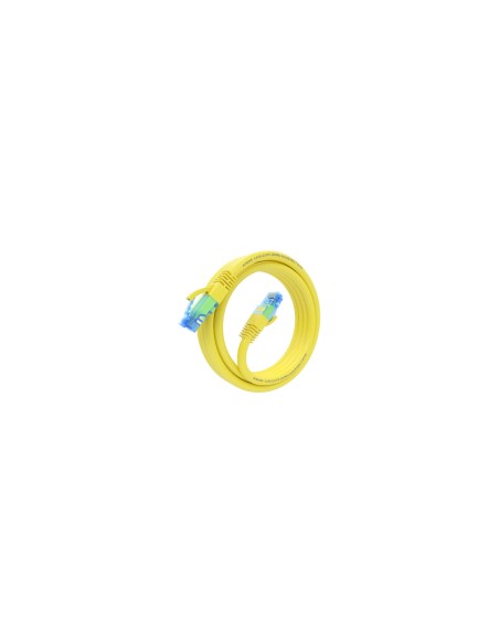 AISENS Cable De Red Latiguillo RJ45 Cat.6 UTP AWG26 CCA, Amarillo, 3.0 m