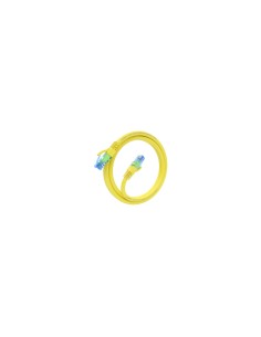 AISENS Cable De Red Latiguillo RJ45 Cat.6 UTP AWG26 CCA, Amarillo, 1.0 m 2