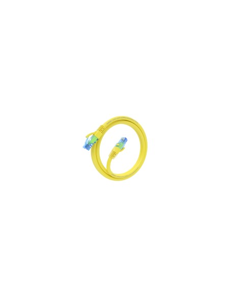AISENS Cable De Red Latiguillo RJ45 Cat.6 UTP AWG26 CCA, Amarillo, 1.0 m