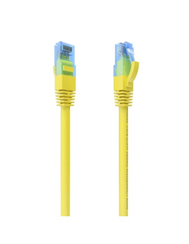 AISENS Cable De Red Latiguillo RJ45 Cat.6 UTP AWG26 CCA, Amarillo, 30 cm