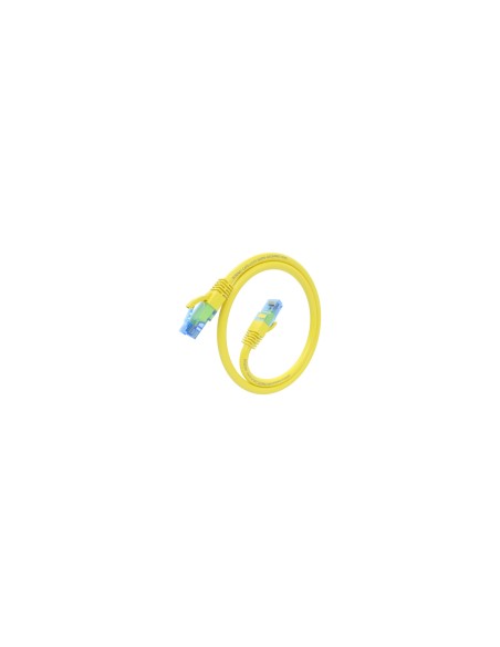 AISENS Cable De Red Latiguillo RJ45 Cat.6 UTP AWG26 CCA, Amarillo, 30 cm
