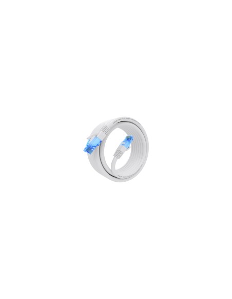 AISENS Cable De Red Latiguillo RJ45 Cat.6 UTP AWG26 CCA, Blanco, 5.0 m