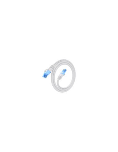 AISENS Cable De Red Latiguillo RJ45 Cat.6 UTP AWG26 CCA, Blanco, 0.5 m