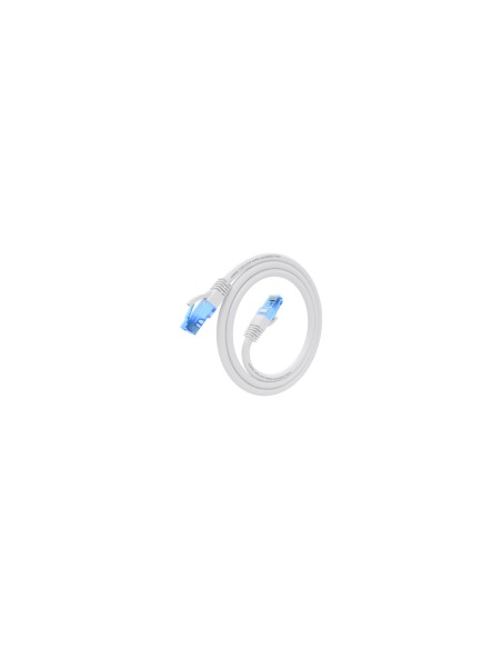 AISENS Cable De Red Latiguillo RJ45 Cat.6 UTP AWG26 CCA, Blanco, 0.5 m