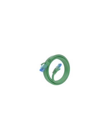 AISENS Cable De Red Latiguillo RJ45 Cat.6 UTP AWG26 CCA, Verde, 3.0 m