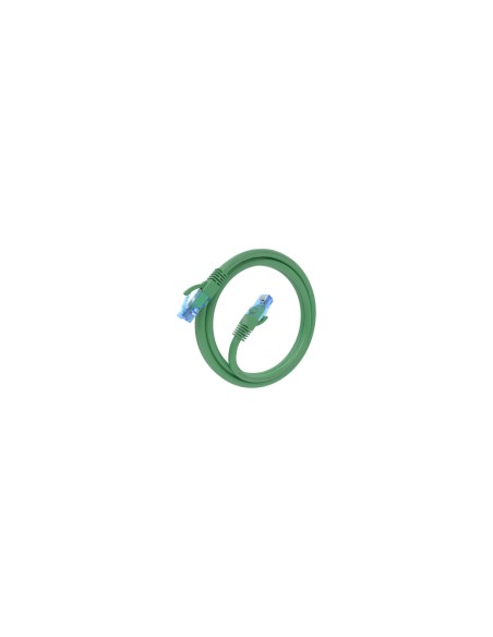 AISENS Cable De Red Latiguillo RJ45 Cat.6 UTP AWG26 CCA, Verde, 1.0 m
