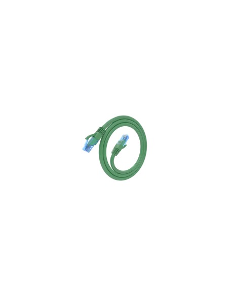 AISENS Cable De Red Latiguillo RJ45 Cat.6 UTP AWG26 CCA, Verde, 0.5 m