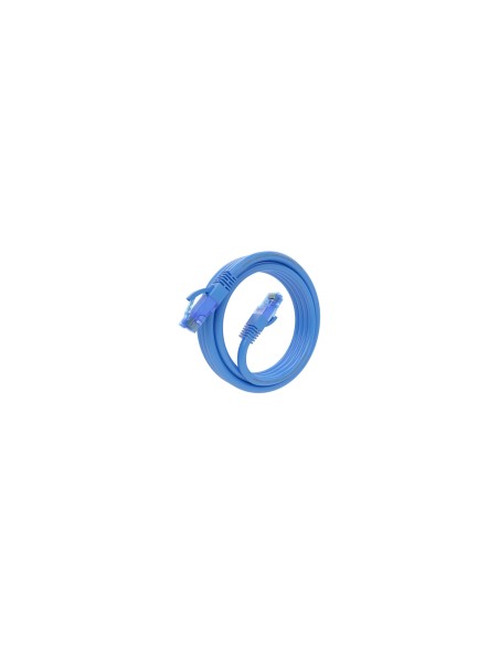 AISENS Cable De Red Latiguillo RJ45 Cat.6 UTP AWG26 CCA, Azul, 3.0 m