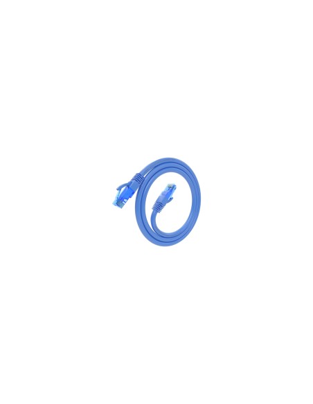 AISENS Cable De Red Latiguillo RJ45 Cat.6 UTP AWG26 CCA, Azul, 0.75 m