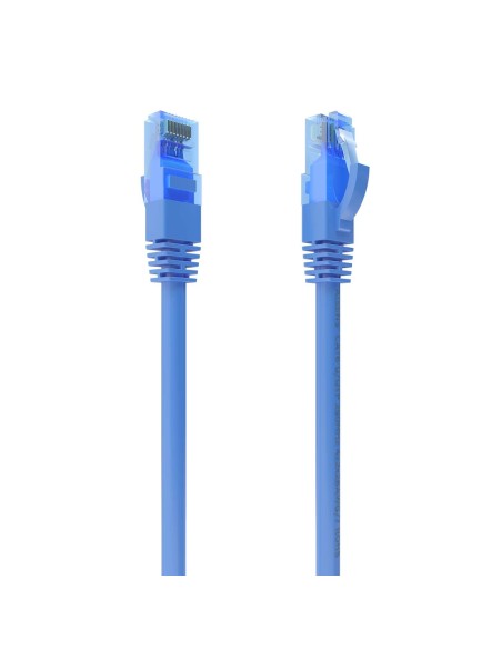 AISENS Cable De Red Latiguillo RJ45 Cat.6 UTP AWG26 CCA, Azul, 0.5 m