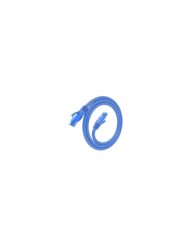 AISENS Cable De Red Latiguillo RJ45 Cat.6 UTP AWG26 CCA, Azul, 0.5 m