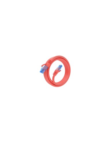 AISENS Cable De Red Latiguillo RJ45 Cat.6 UTP AWG26 CCA, Rojo, 2.0 m