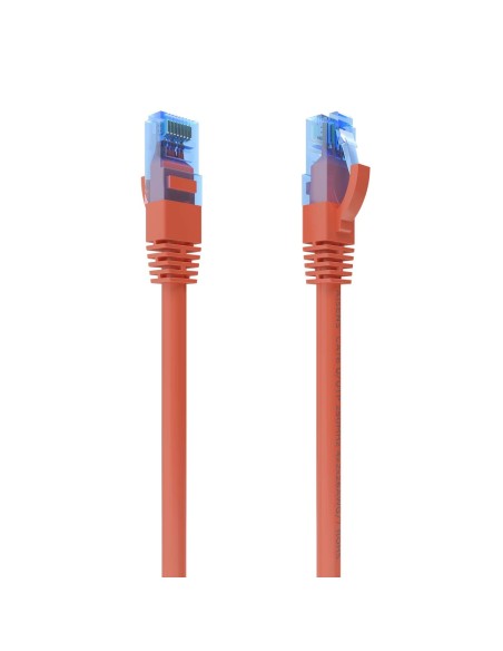 AISENS Cable De Red Latiguillo RJ45 Cat.6 UTP AWG26 CCA, Rojo, 0.75 m