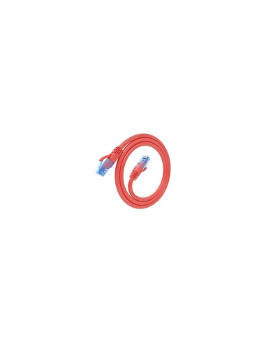 AISENS Cable De Red Latiguillo RJ45 Cat.6 UTP AWG26 CCA, Rojo, 0.75 m
