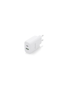 AISENS Cargador 25W, 1xUSB-C PD3.0, 1xUSB-A QC3.0, Blanco 2
