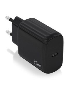 AISENS Cargador USB-C PD3.0 1 Puerto 1xUSB-C 25W, Negro