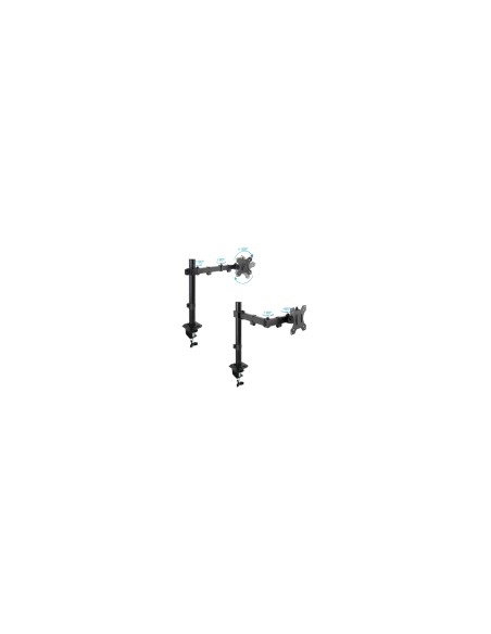 TooQ Soporte de Mesa para Pantalla 17"-32", Negro