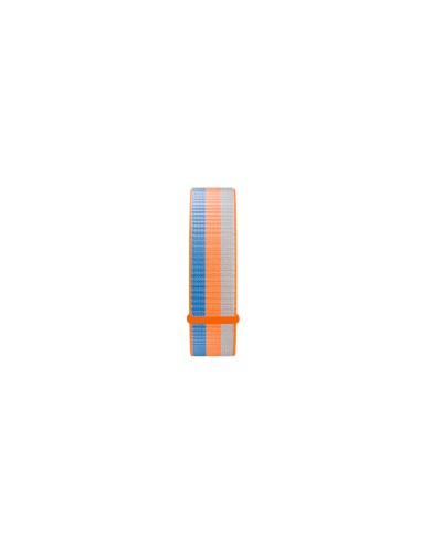 SAVE FAMILY Correa Recambio Tela Rayas Naranja Compatible con los modelos SaveWatch + Senior Enjoy Superior